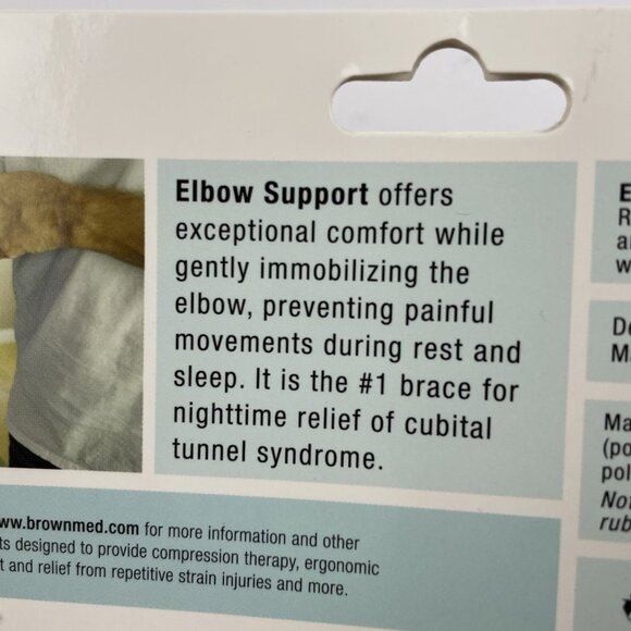 IMAK RSI Nighttime Elbow Brace & Immobilizer Removable Splint Fits Left/Right - Picture 4 of 7